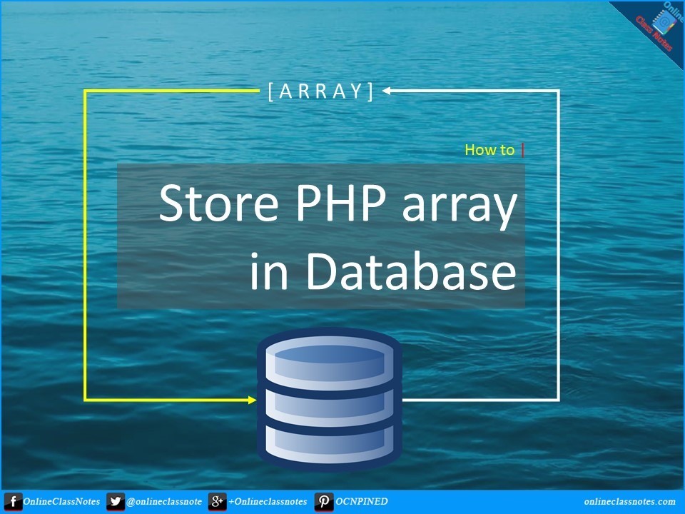 How to Save PHP Array in Database in PHP