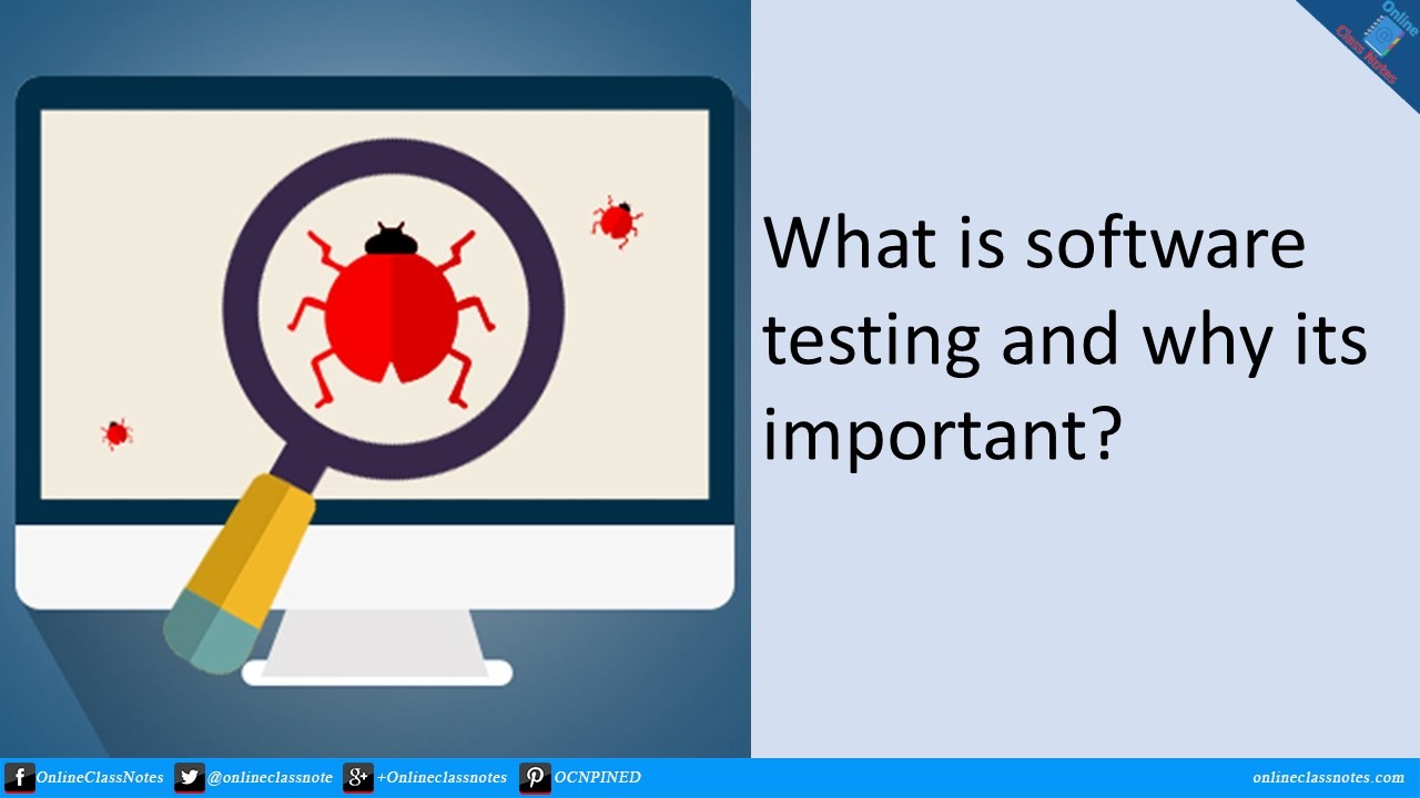 The importance of software testing in the software development life cycle