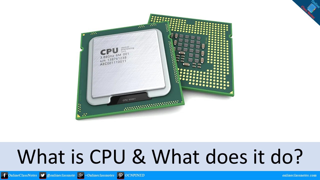 What Is CPU What Are The 10 Functions Of CPU 